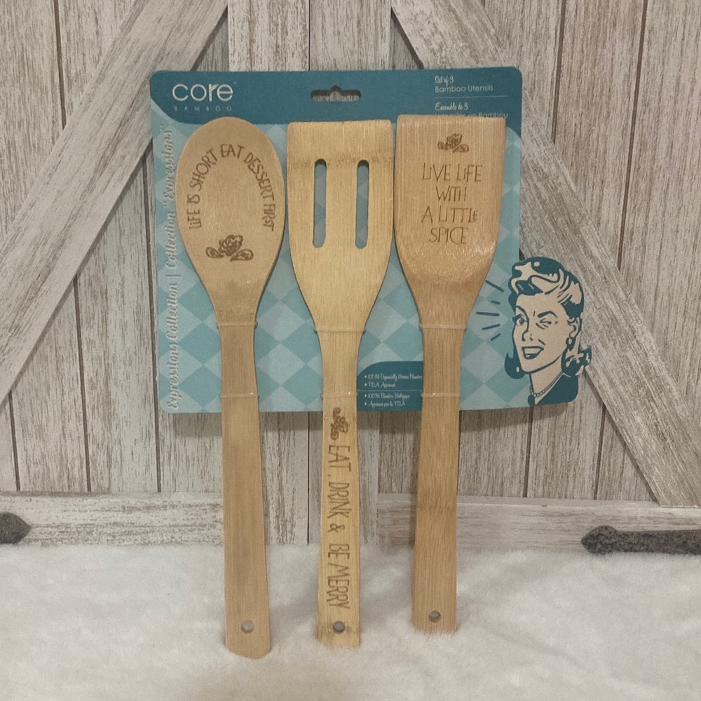 Core Bamboo Kitchen Utensil Set
